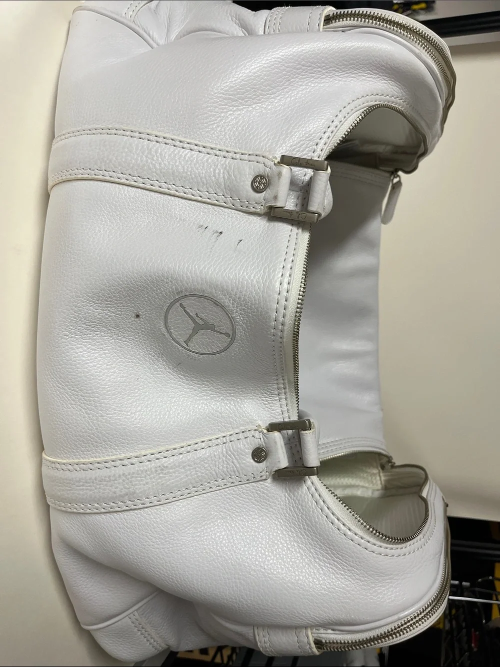 Cole Haan Jordan leather duffel bag